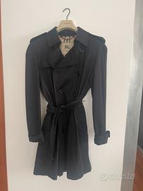 Trench Burberry  uomo doppiopetto nero tg.50