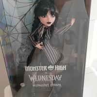 Bambola Monster High Wednsday Adams