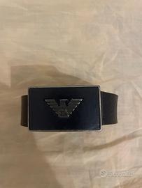 Emporio Armani - Cintura Blu - Tg 90