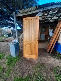 porta in legno di pino 73x214 50€