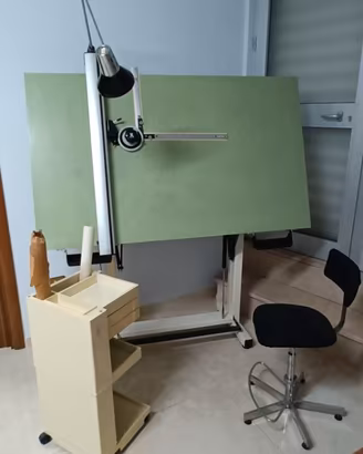 Postazione Disegno Tecnico Vintage