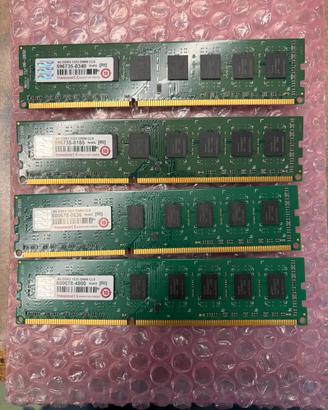 Ram DDR3 1333 4x4Gb transcend 4pz