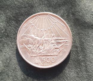 500 Lire Argento1965 Dante Alighieri