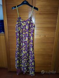 vestito seta bretelle regolabili tg 42/44