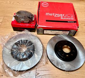 Dischi freni ant + kit pastiglie freni VAG METZGER