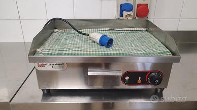 Fry top griglia elettrico da banco