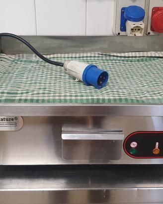 Fry top griglia elettrico da banco