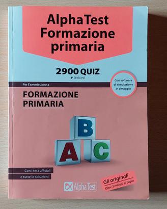 Alpha Test formazione primaria 2900 quiz