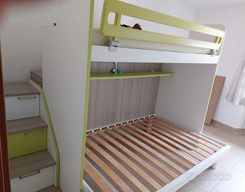 Letto a Castello Cameretta Moretti Compact