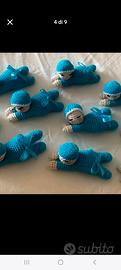 bomboniera bambino uncinetto baby shower 