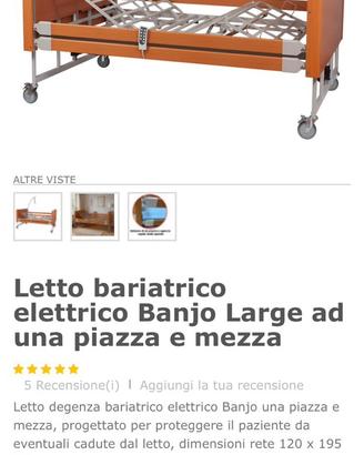 Letto una piazza e mezza / bariatrico
