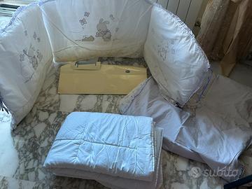 Paracolpi Chicco con piumone e copripiumone