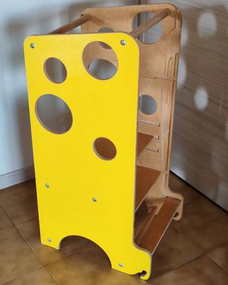Torre montessoriana Leea 2in1 banchetto da lavoro