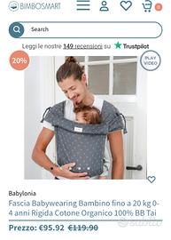 Fascia marsupio rigida 3-15 kg