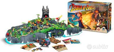Gioco in scatola isola di fuoco