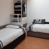 NR 02 letti TWILS in Ecopelle Bicolore mod. Maya