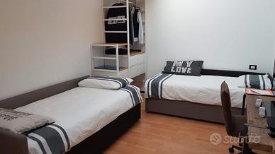 NR 02 letti TWILS in Ecopelle Bicolore mod. Maya