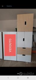 ARMADIO STUVA IKEA+ mensole STUVA IKEA
