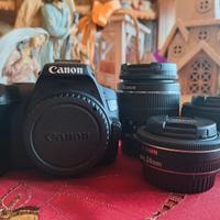 Canon eos 250D + 3 lenti 