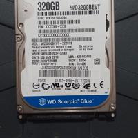 Hard Disck per notebook da 320 G