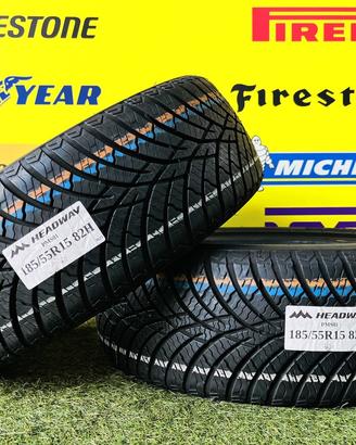 X2: 4 Stagioni 185/55R15 82H -HEADWAY- al 90%