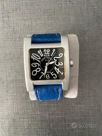 Orologio con cinturino blu 