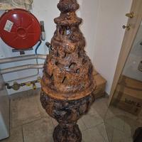 vaso braciere in maiolica