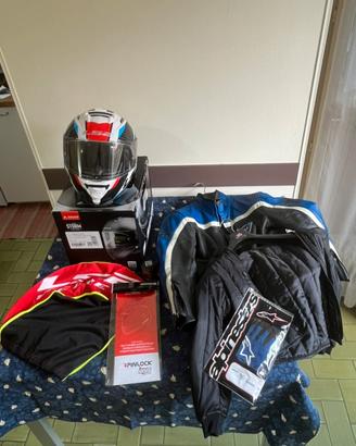 Kit Moto Completo Dainese/LS2/Alpinestars S/44