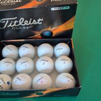 n. 12 palline da golf usate Titleist 