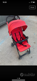 Passeggino leggero chicco colore rosso