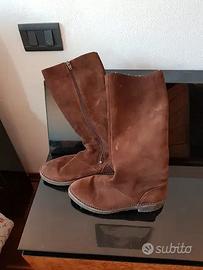Stivali vintage scamosciati donna tg 36