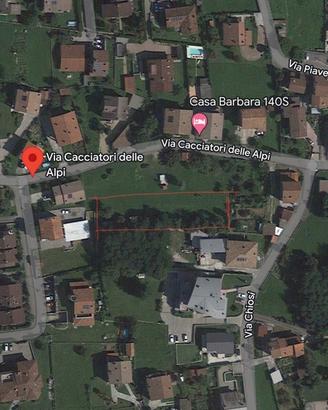 Terreno edificabile 1.100 metri quadrati