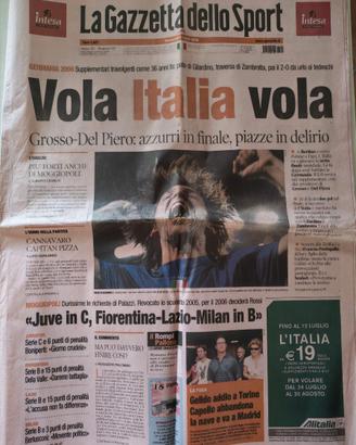 GAZZETTA DELLO SPORT ITALIA GERMANIA 2006