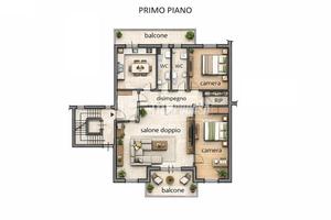 VALENZANO - 4 VANI + 2 ACC. E DOPPIA ESPOSIZIONE