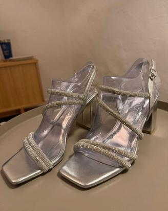 Sandalo Argento donna