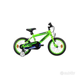 Atala Splash 16" 1V - Verde Fluo/Blu Opaco