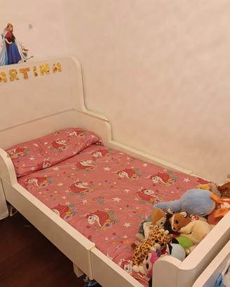 letto allungabile Ikea Busunge con paracolpi