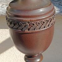 Base Lampada Vintage Legno e Metallo Da Restaurare