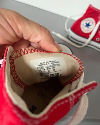 All star rosse bambino/a
