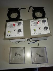 Relé differenziale Dossena, lotto 3 unità complete