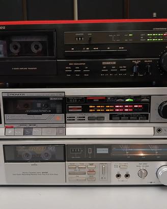 PIASTRE CASSETTE HARMAN KARDON E PIONEER 