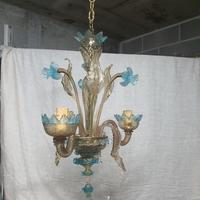 lampadario in vetro di murano 