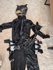 Costume Halloween donna stile Catwoman completo