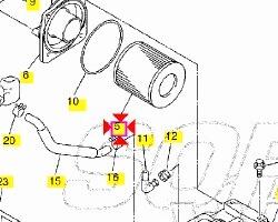 Filtro aria Yamaha XJR 1300 5UX144510000