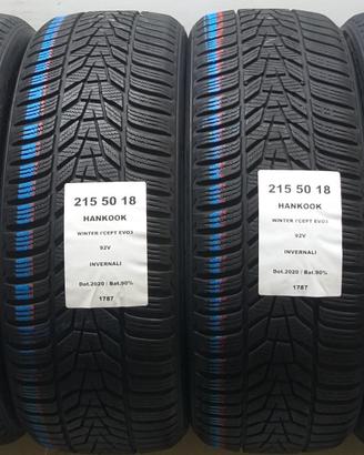 4 GOMME 215 50 18 HANKOOK A1787