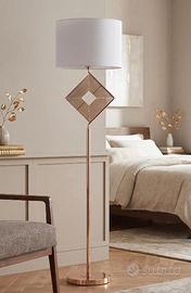 Lampada di design con paralume tamburo grande