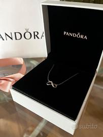 Collana Pandora in argento con simbolo infinito