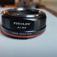 PHOLSY Adattatore Nikon AI- Canon RF