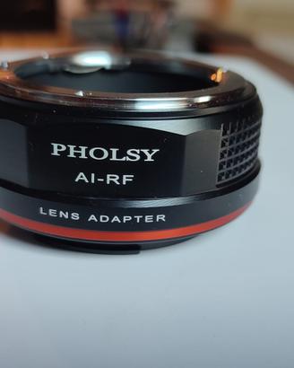 PHOLSY Adattatore Nikon AI- Canon RF