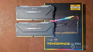 DDR4 2X8 16GB 3600MHz VENGEANCE RGB pro